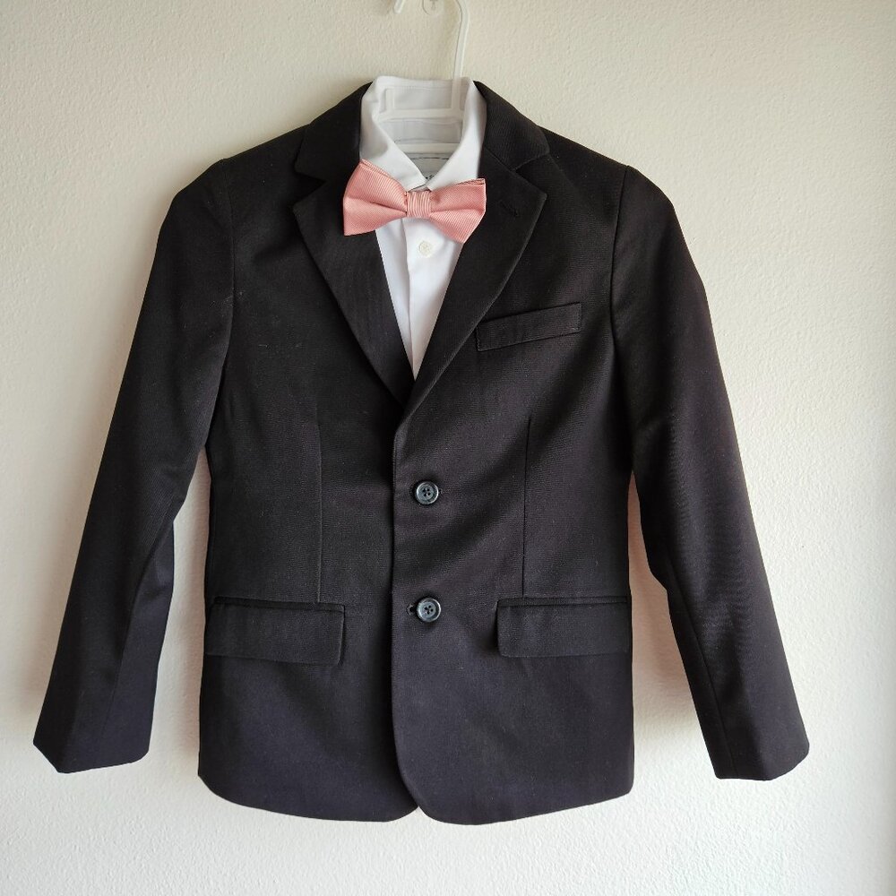 Boys Calvin Klein black suit bundle 8y